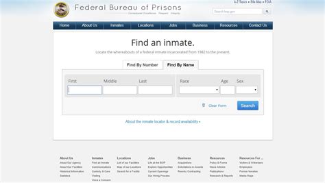 Inmate Records and Information .